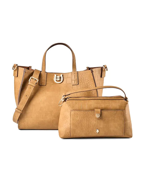 U.S POLO ASSN WOMAN MIDDLETON SET 2 BAGS