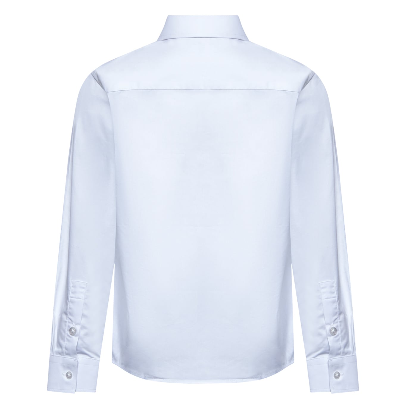 TRUSSARDI KIDS EMBROIDERED SWANA SHIRT