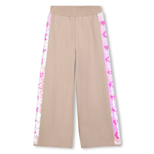 BILIIEBLUSH JOGGING TROUSERS WITH SEQUIN SIDE TAPE