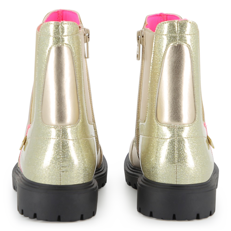 BILLIEBLUSH METALLIC ANKLE BOOTS