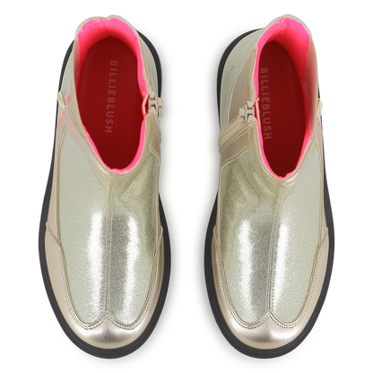 BILLIEBLUSH METALLIC ANKLE BOOTS