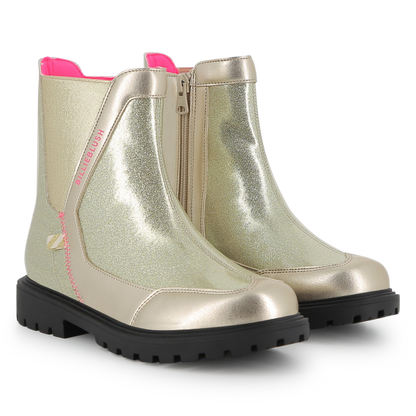 BILLIEBLUSH METALLIC ANKLE BOOTS