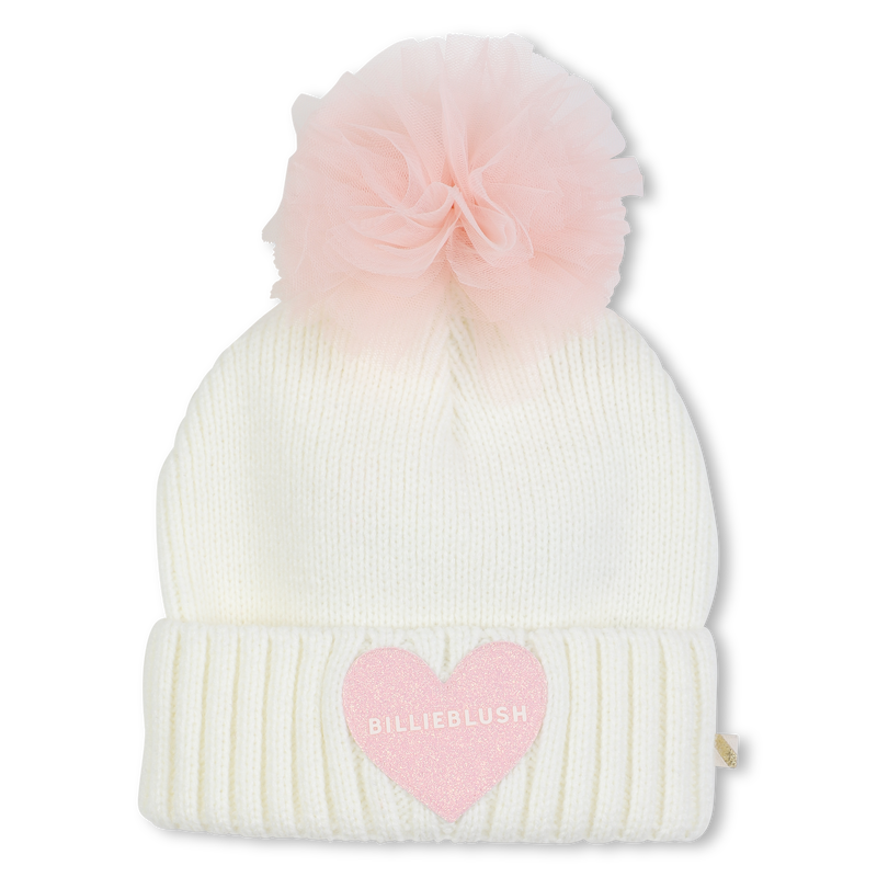BILLIEBLUSH KNITTED POMPOM HAT