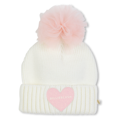 BILLIEBLUSH KNITTED POMPOM HAT