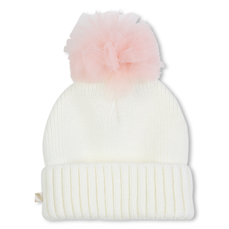 BILLIEBLUSH KNITTED POMPOM HAT