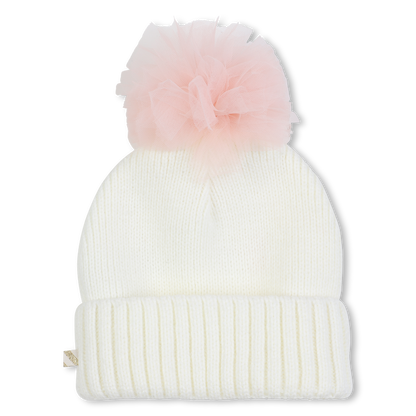 BILLIEBLUSH KNITTED POMPOM HAT