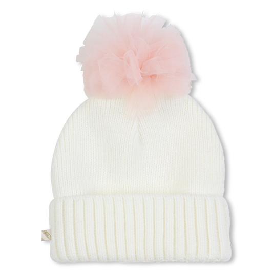 BILLIEBLUSH KNITTED POMPOM HAT