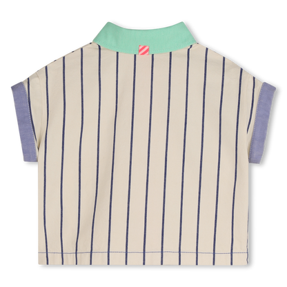BILLIEBLUSH STRIPED SHORT-SLEEVED SHIRT