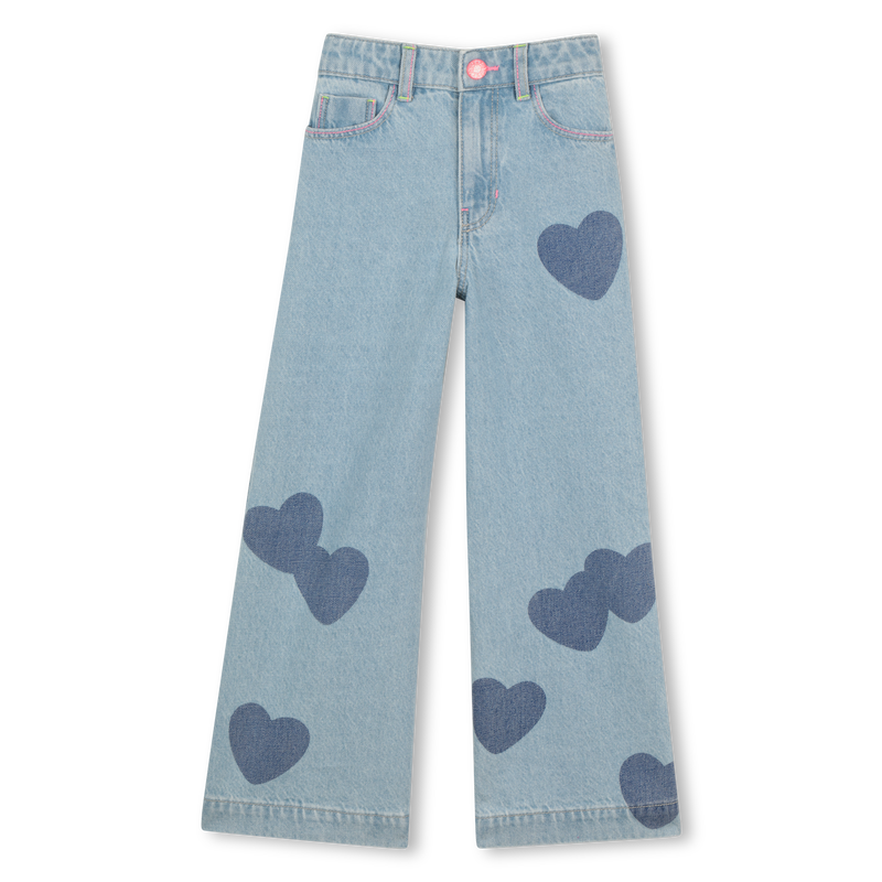 BILLIEBLUSH DENIM TROUSERS HEARTS