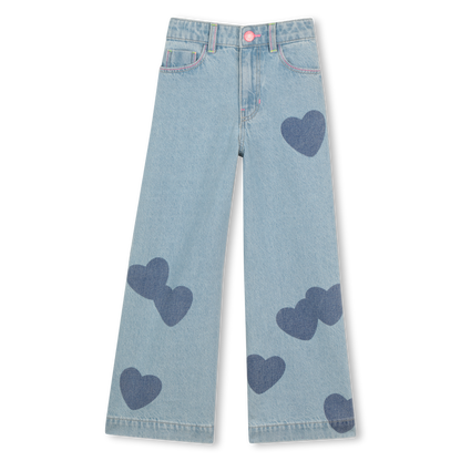 BILLIEBLUSH DENIM TROUSERS HEARTS