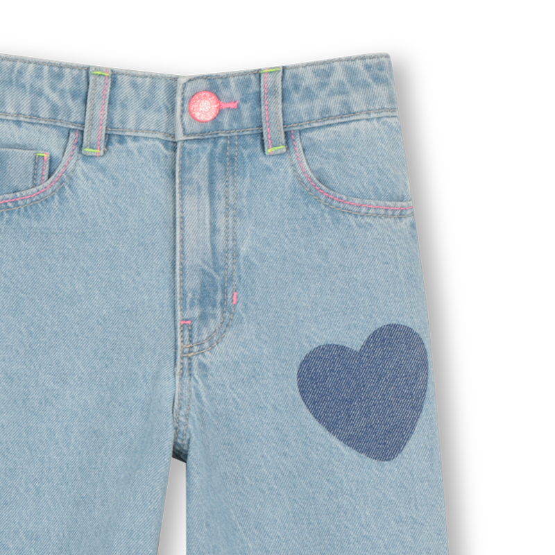 BILLIEBLUSH DENIM TROUSERS HEARTS