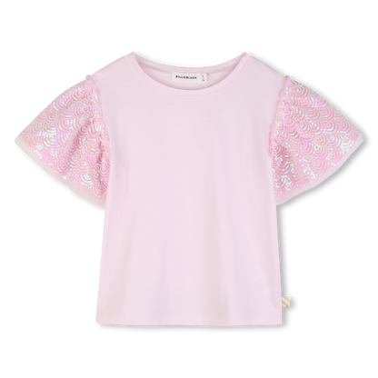 BILLIEBLUSH GIRLS T SHIRT SEQUINS