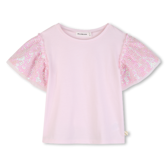 BILLIEBLUSH GIRLS T SHIRT SEQUINS
