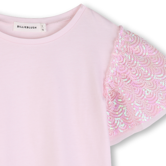 BILLIEBLUSH GIRLS T SHIRT SEQUINS