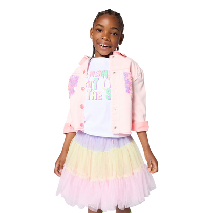 BILLIEBLUSH GIRLS JEAN JACKET WITH POCKETS