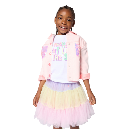 BILLIEBLUSH GIRLS JEAN JACKET WITH POCKETS