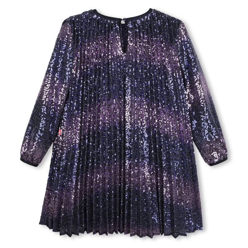 BILLIEBLUSH GIRLS PLEATED SHINY DRESS
