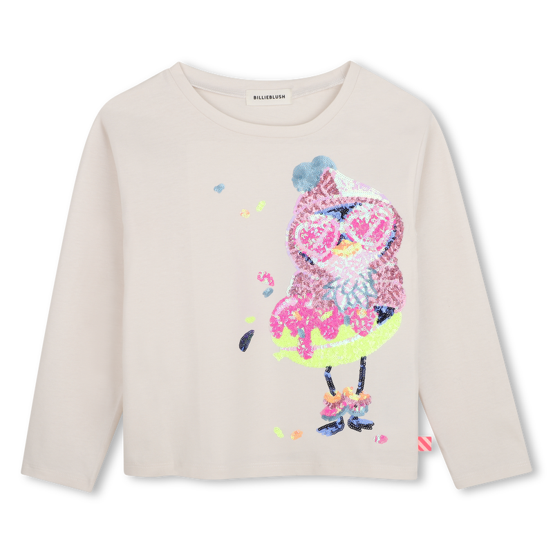 BILLIEBLUSH GIRLS SEQUINS DETAIL LS T SHIRT
