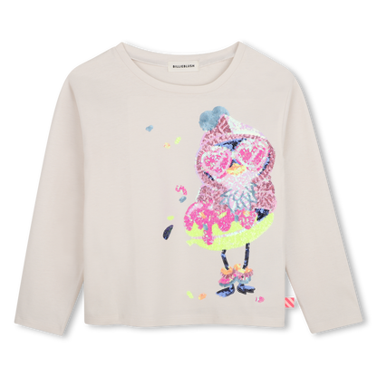 BILLIEBLUSH GIRLS SEQUINS DETAIL LS T SHIRT