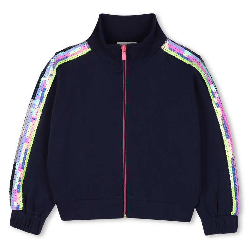 BILLIEBLUSH GIRLS SEQUINS CARDIGAN FLEECE CARDIGAN