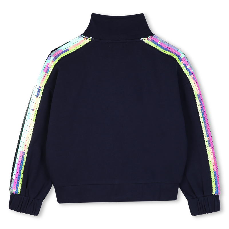 BILLIEBLUSH GIRLS SEQUINS CARDIGAN FLEECE CARDIGAN