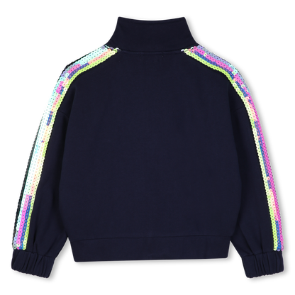 BILLIEBLUSH GIRLS SEQUINS CARDIGAN FLEECE CARDIGAN