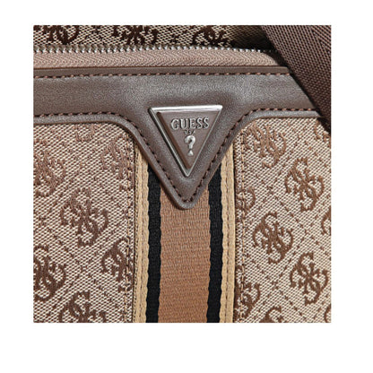 GUESS MILANO 4G JAQUARD STRIPE CROSSBODY BAG