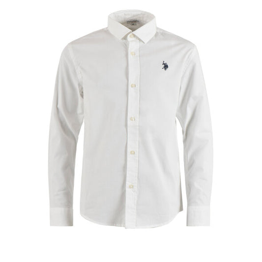 U.S POLO ASSN KIDS FREN POPLIN SHIRT