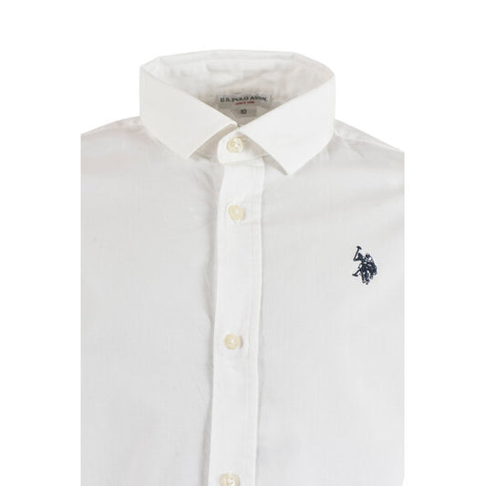 U.S POLO ASSN KIDS FREN POPLIN SHIRT