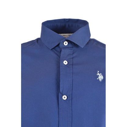 U.S POLO ASSN KIDS FREN POPLIN SHIRT