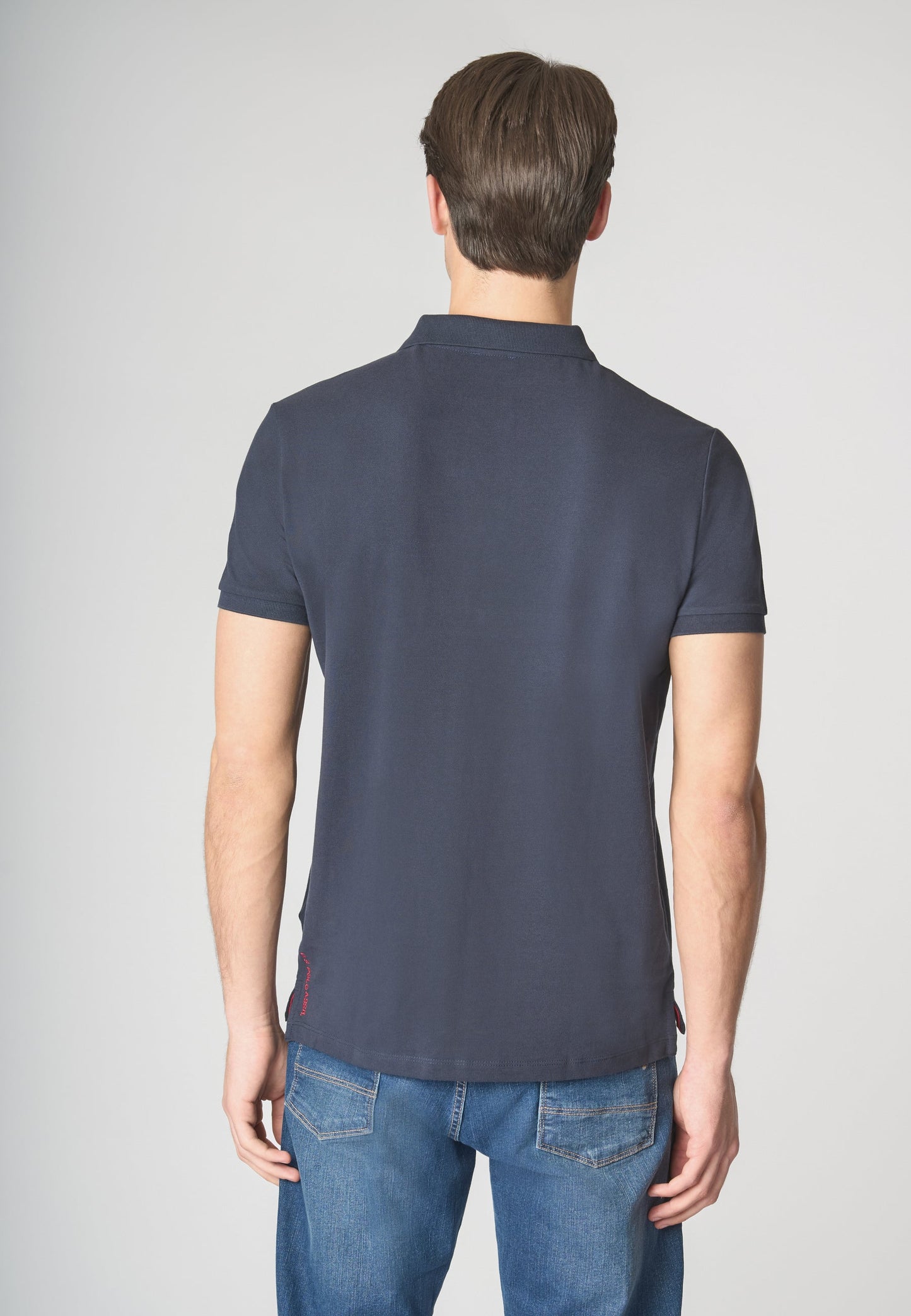 U.S POLO ASSN MAN SILVER & GOLD POLO SHIRT