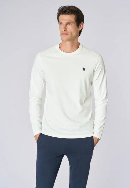 U.S POLO ASSN MAN LS COTTON T SHIRT