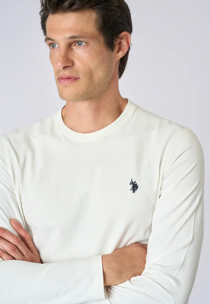 U.S POLO ASSN MAN LS COTTON T SHIRT