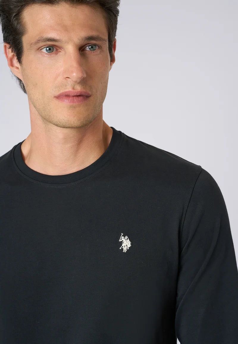 U.S POLO ASSN MAN LS COTTON T SHIRT