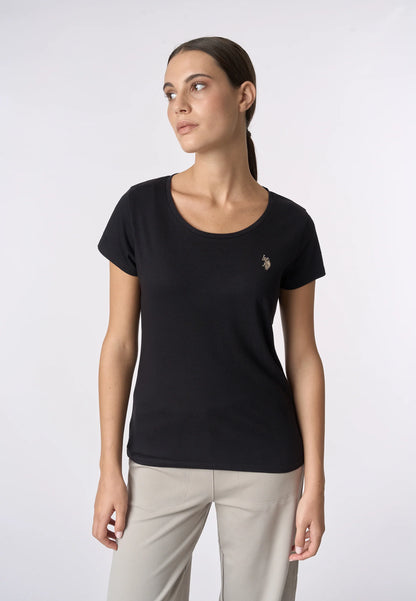 U.S POLO ASSN WOMAN SHORT-SLEEVED CREW NECK T-SHIRT