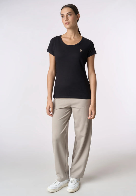 U.S POLO ASSN WOMAN SHORT-SLEEVED CREW NECK T-SHIRT