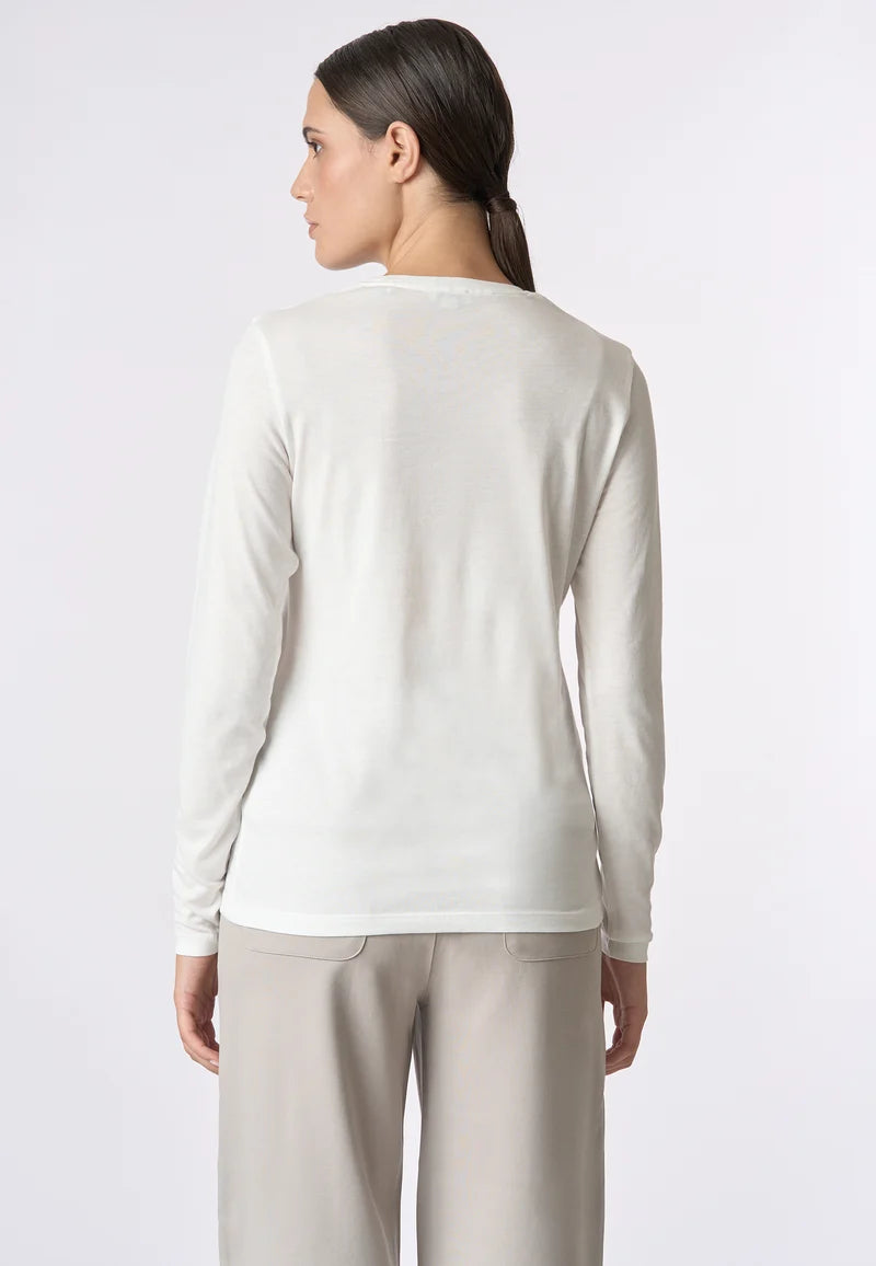 U.S POLO ASSN WOMAN CREW NECK T-SHIRT WITH LOGO