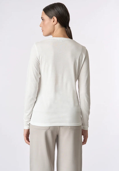 U.S POLO ASSN WOMAN CREW NECK T-SHIRT WITH LOGO