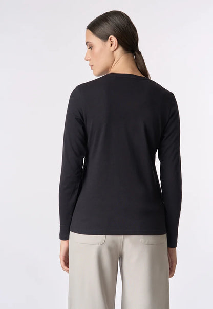 U.S POLO ASSN WOMAN CREW NECK T-SHIRT WITH LOGO