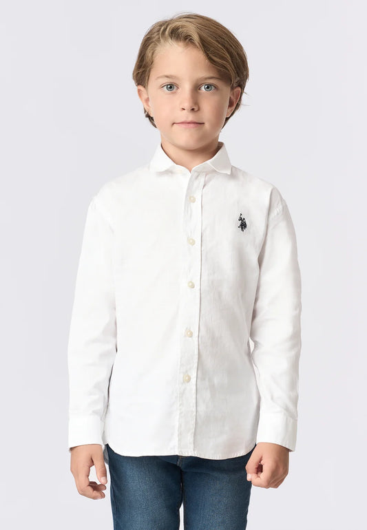 U.S POLO ASSN KIDS OXFORD COTTON SHIRT