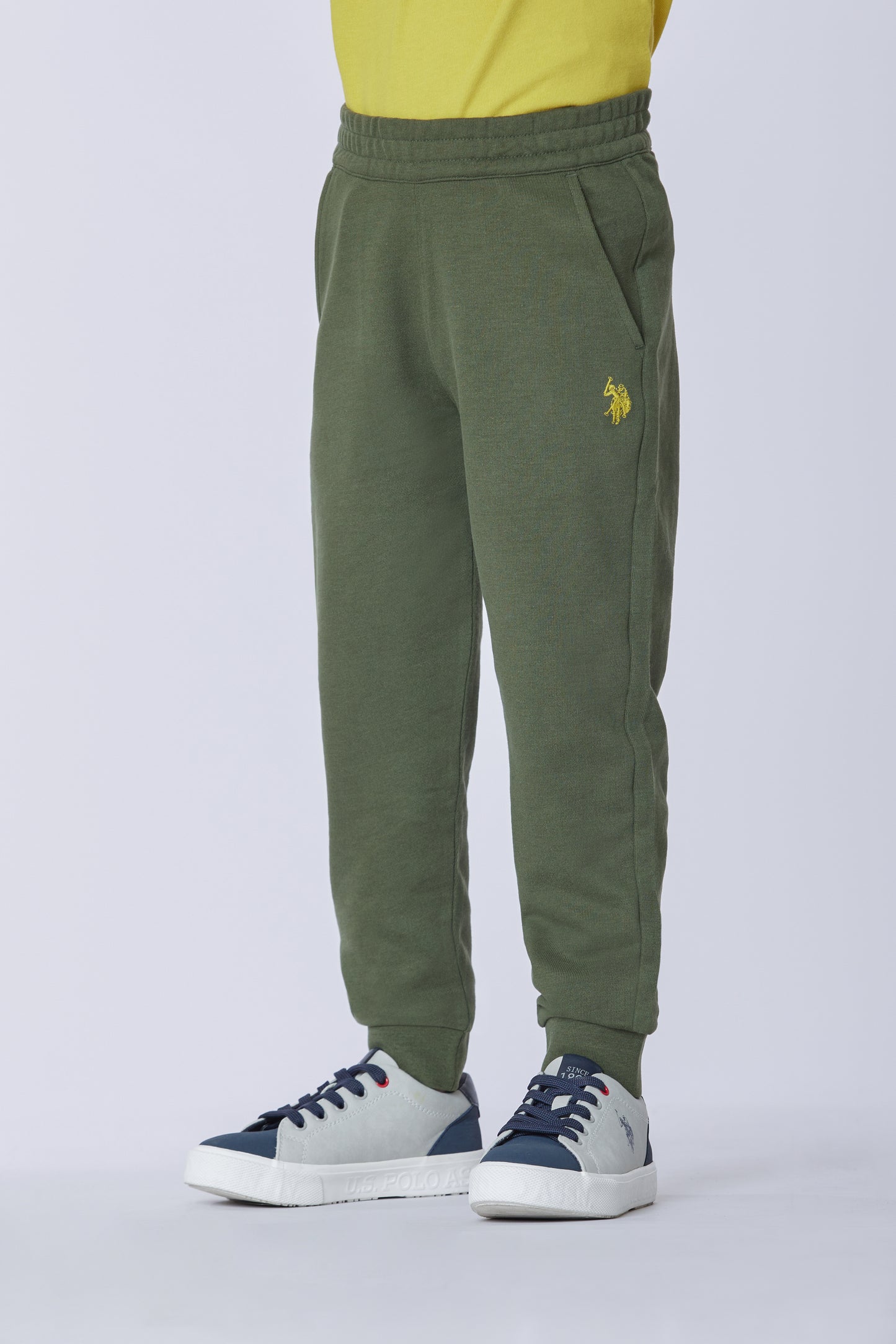 U.S POLO KIDS PANTALONE IN FELPA