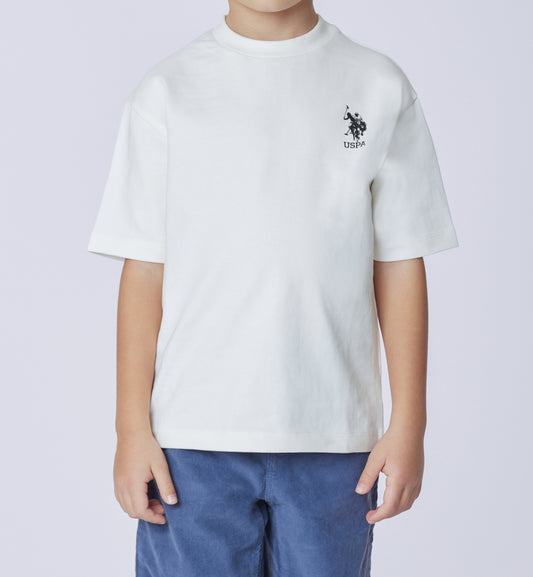 U.S POLO KIDS BOXY FIT T SHIRT