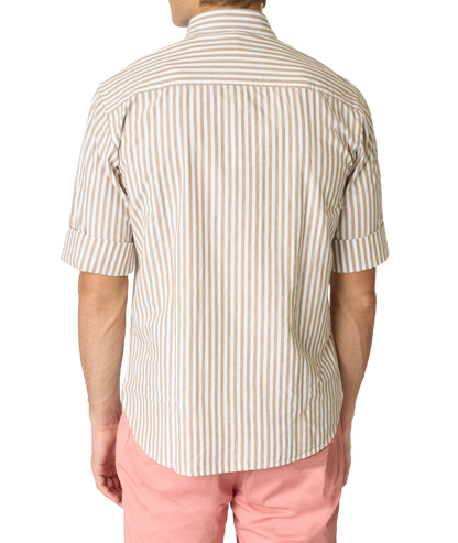 U.S POLO ASSN MAN SHORTSLEEVE COTTON LINEN SHIRT