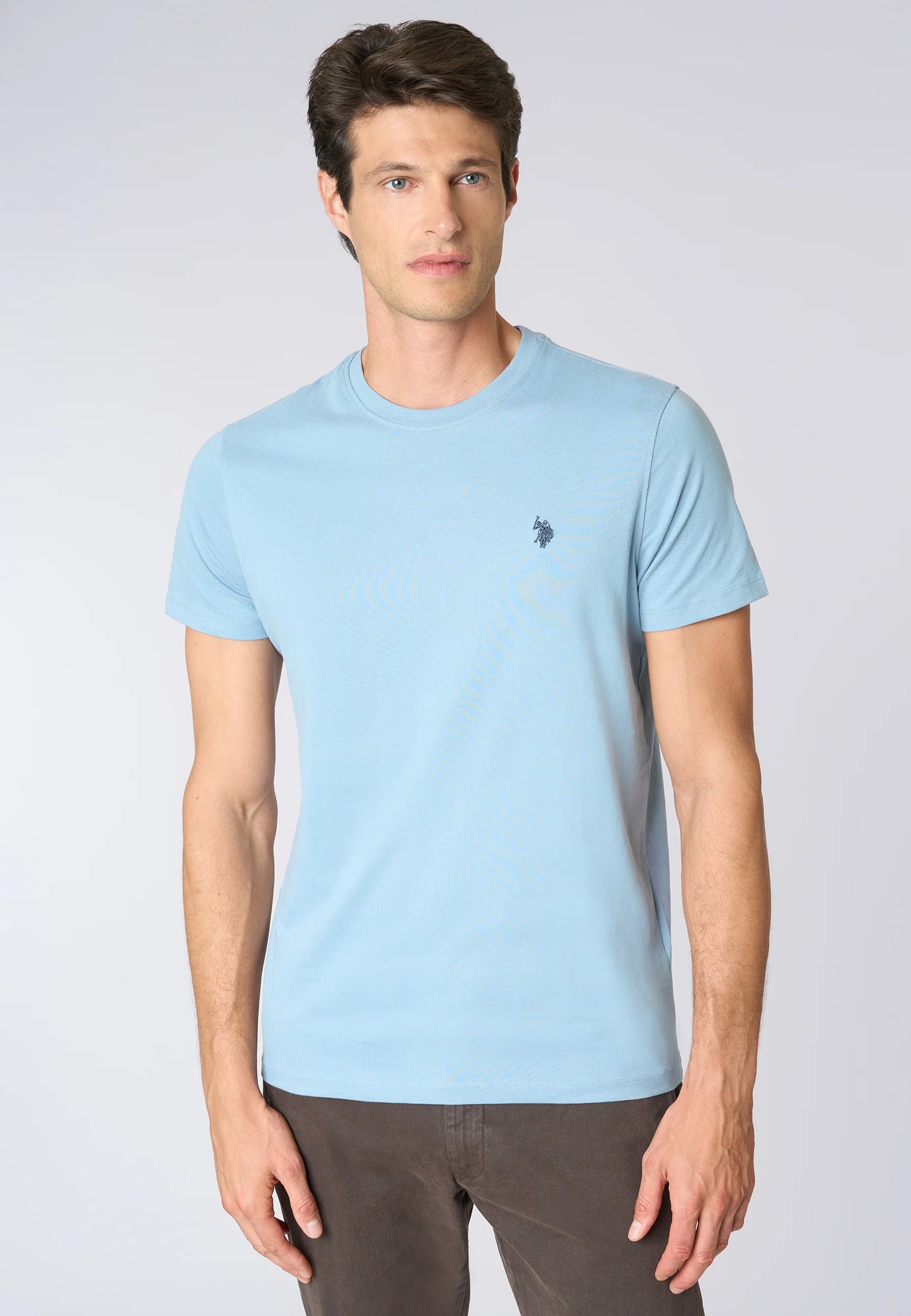 U.S POLO ASSN MAN SILVER&GOLD BASIC T SHIRT