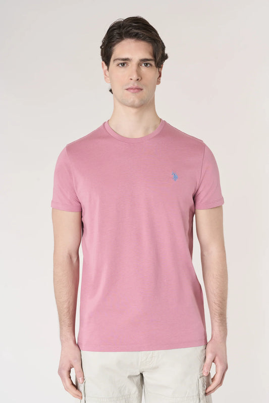 U.S POLO MAN SILVER & GOLD BASIC T SHIRT