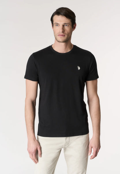 U.S POLO ASSN MAN SILVER & GOLD BASIC T SHIRT