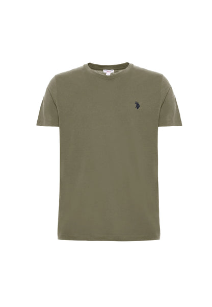 U.S POLO MAN SILVER & GOLD BASIC T SHIRT