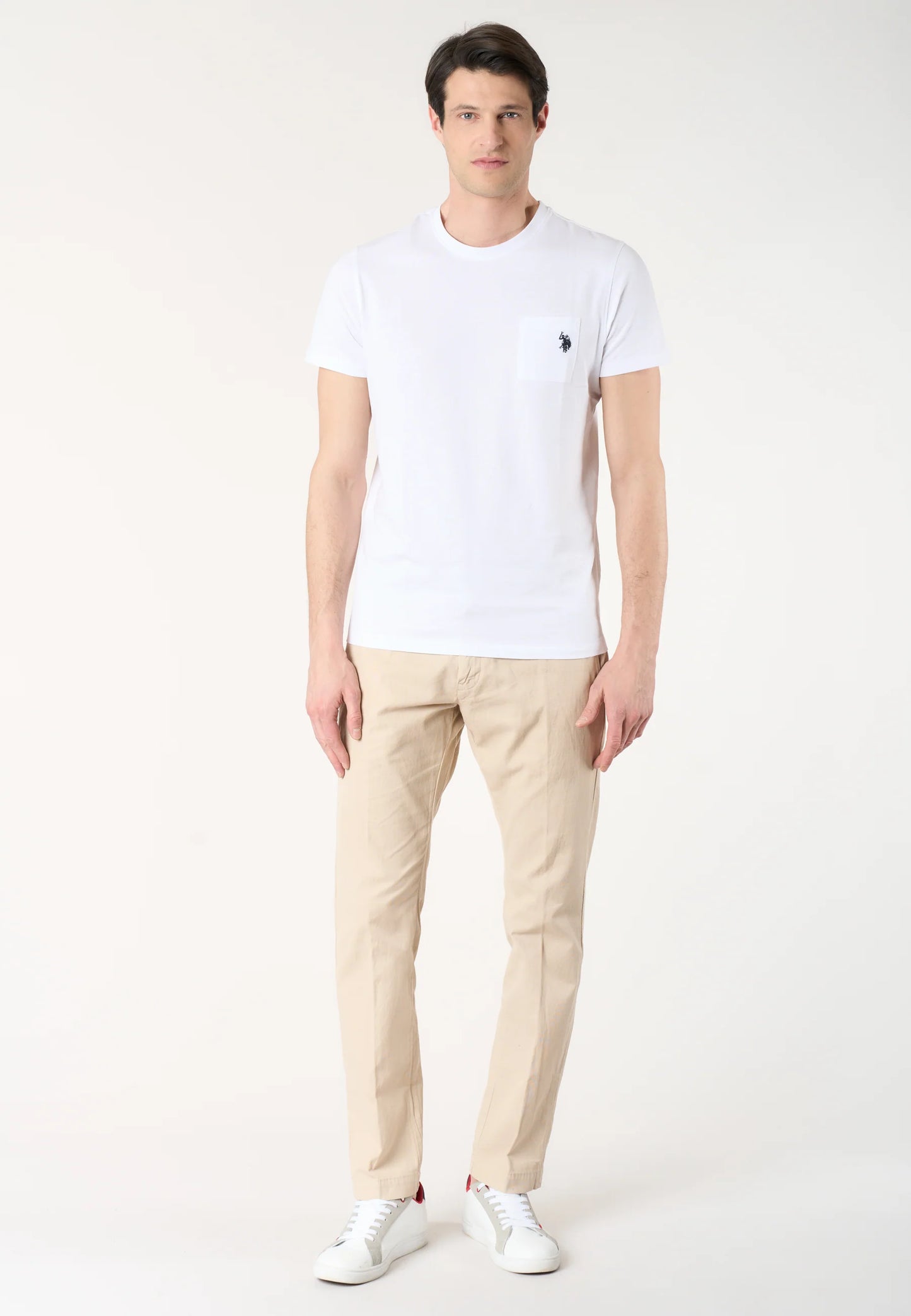 U.S POLO ASSN MAN COTTON LINEN CHINO PANTS