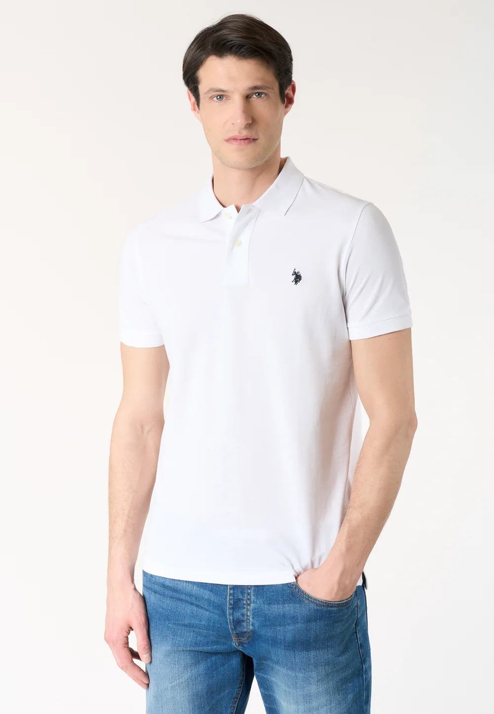 U.S POLO ASSN SS POLO SHIRT IN PIQUE COTTON
