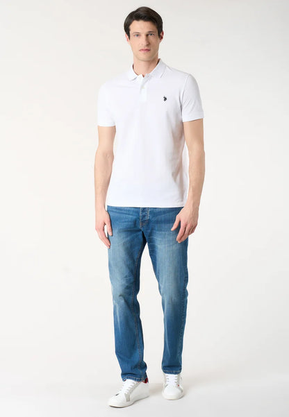 U.S POLO ASSN SS POLO SHIRT IN PIQUE COTTON